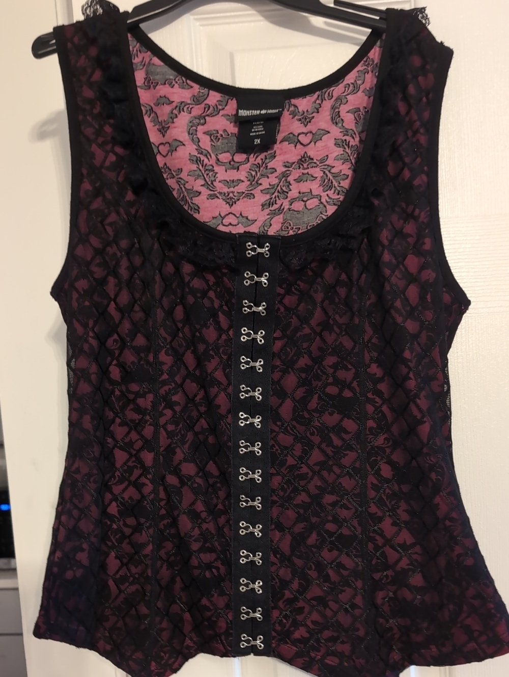 Women's 2XL Monster High Corset Top